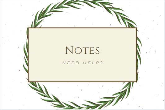 notesbutton plant