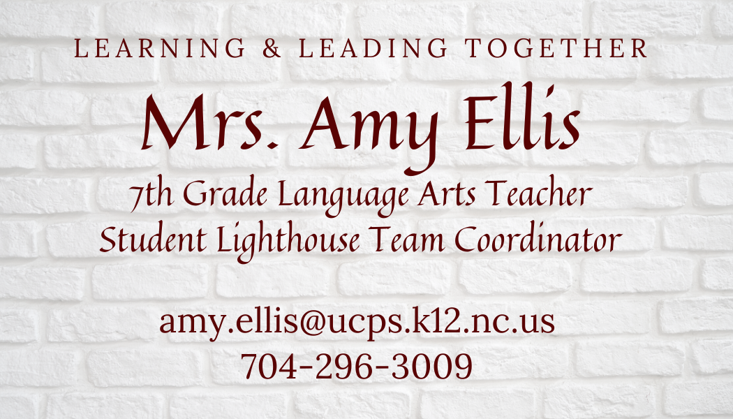 Mrs. Amy Ellis 7th Grade Language Arts Teacher Student Lighthouse Team Coordinator.png
